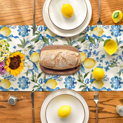 Lemon Pattern Table Runner